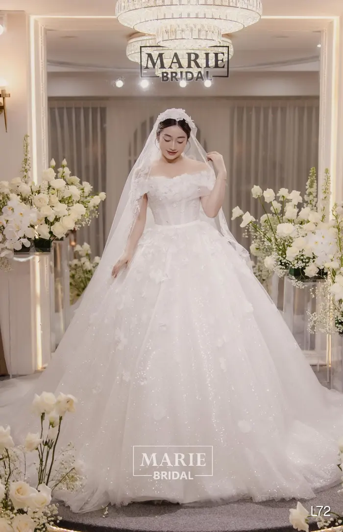 Ball Gown Dress – L72 - Marie Bridal