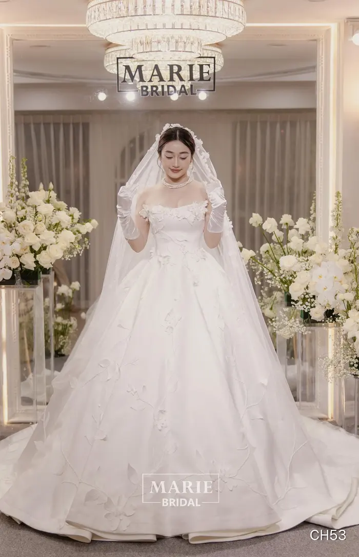 Ball Gown Dress – CH53 - Marie Bridal