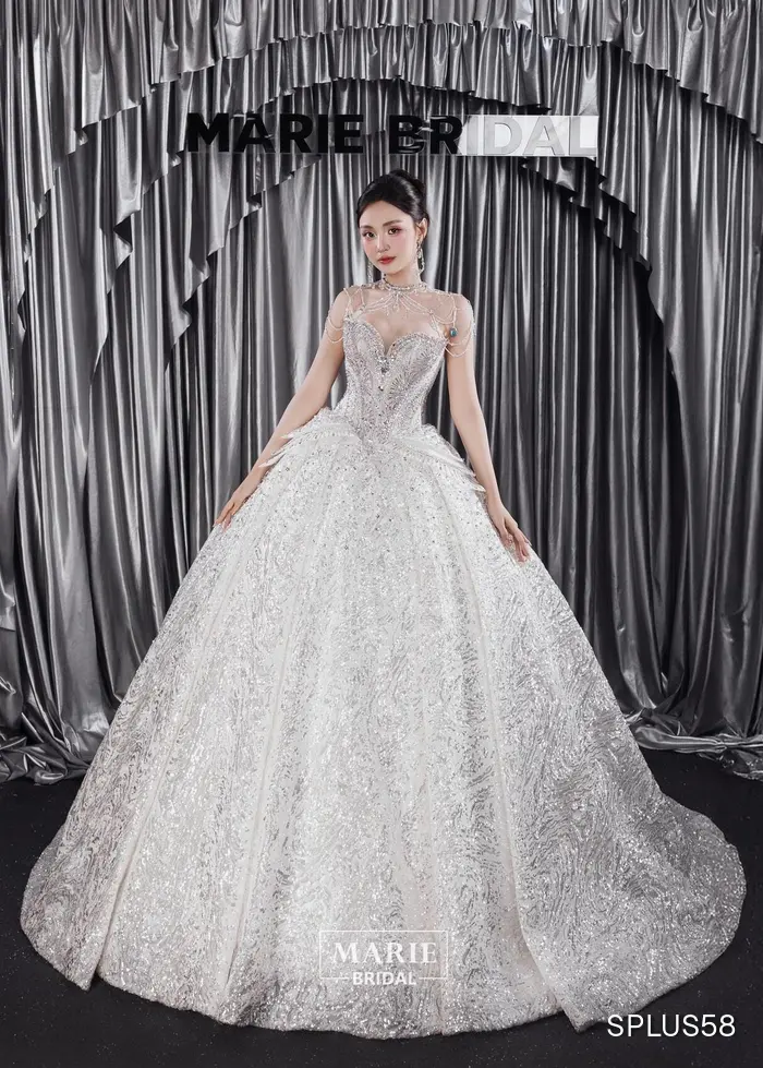 Á Hậu 1 Khánh Như – SPlus58 + có vòng cổ như hình - Marie Bridal