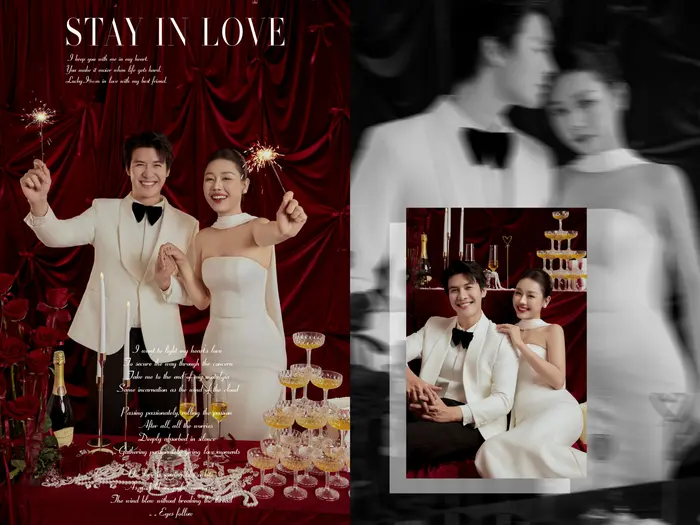 Concept Bàn Tiệc – Phông Đỏ - Marie Bridal