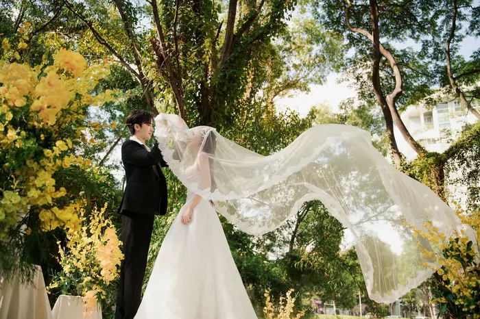 Ngoại cảnh Sài Gòn - ảnh cưới Marie Bridal