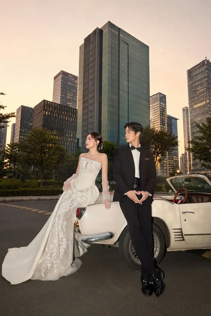 Ngoại cảnh Sài Gòn - ảnh cưới Marie Bridal