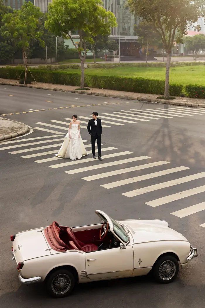 Ngoại cảnh Sài Gòn - ảnh cưới Marie Bridal