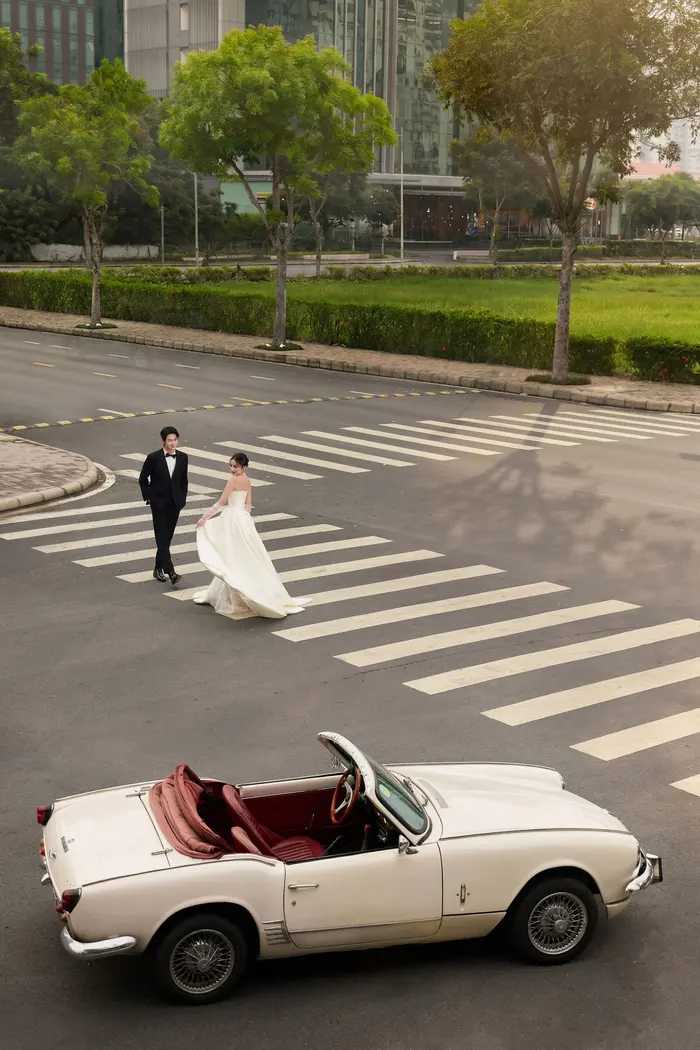 Ngoại cảnh Sài Gòn - ảnh cưới Marie Bridal