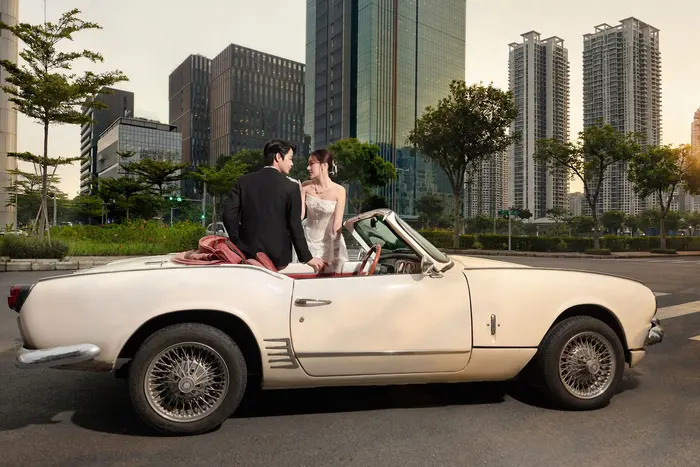 Ngoại cảnh Sài Gòn - ảnh cưới Marie Bridal