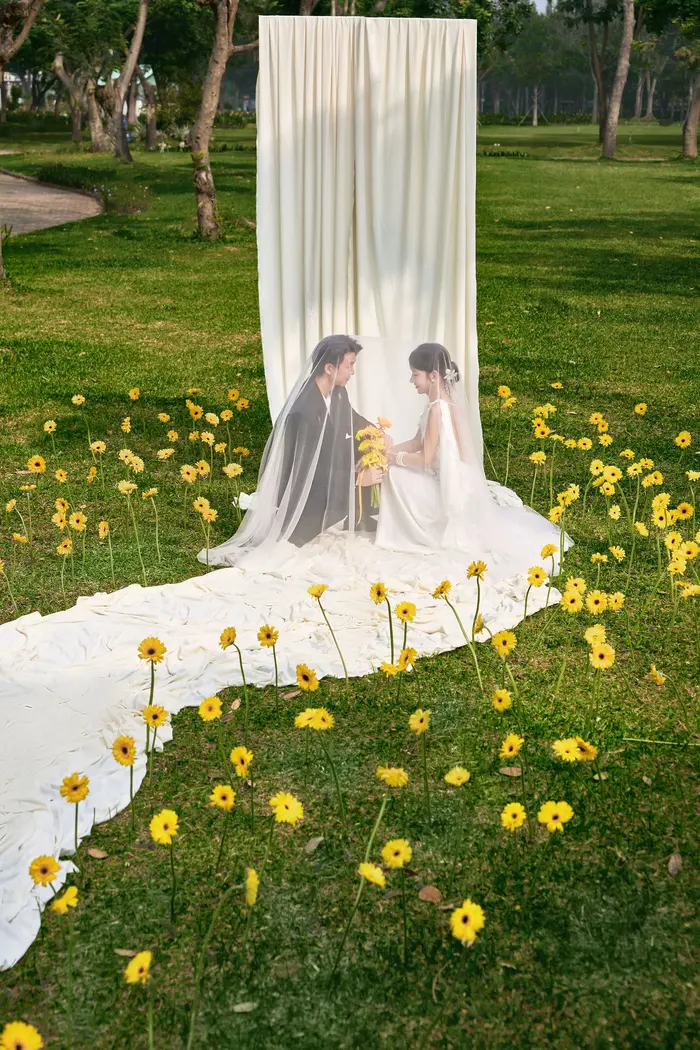 Ngoại cảnh Sài Gòn - ảnh cưới Marie Bridal