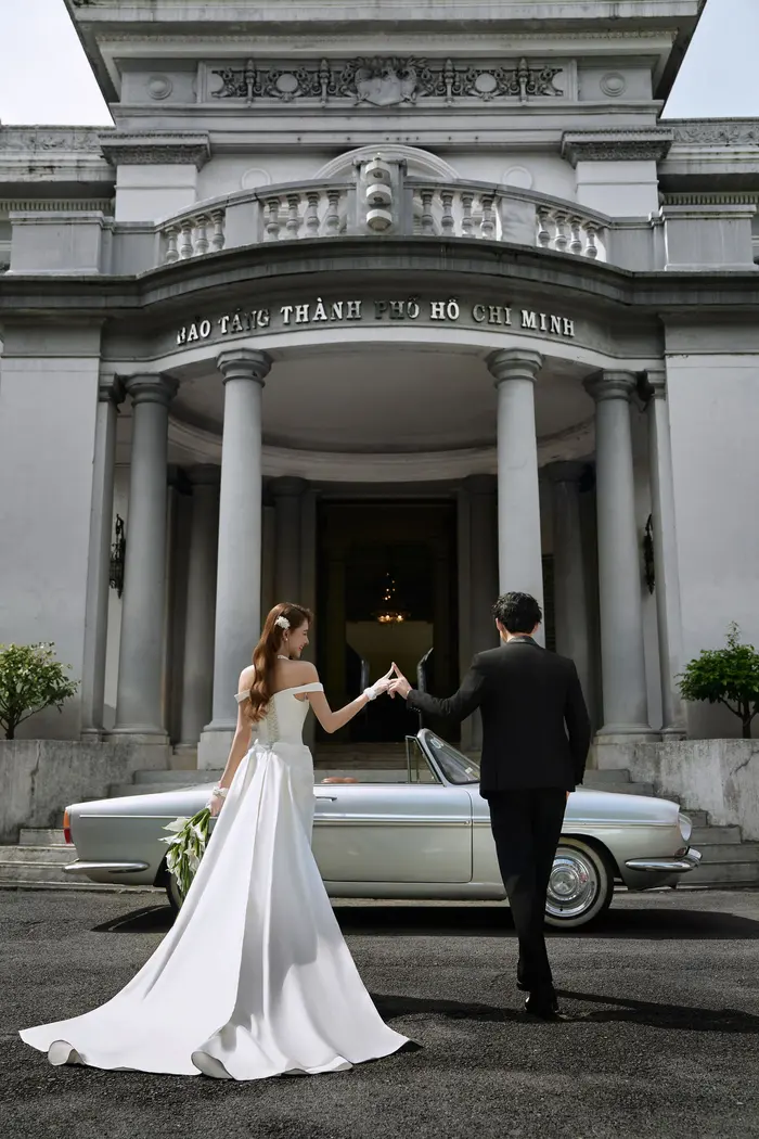 Ngoại cảnh Sài Gòn - ảnh cưới Marie Bridal