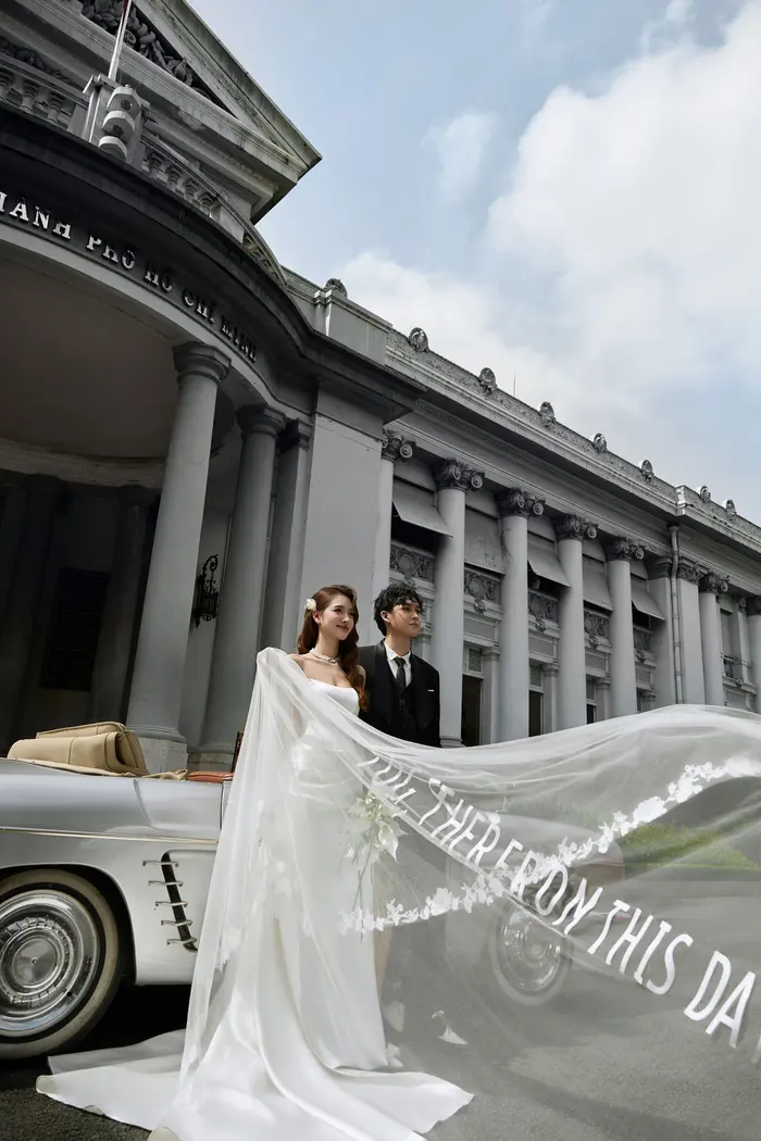 Ngoại cảnh Sài Gòn - ảnh cưới Marie Bridal