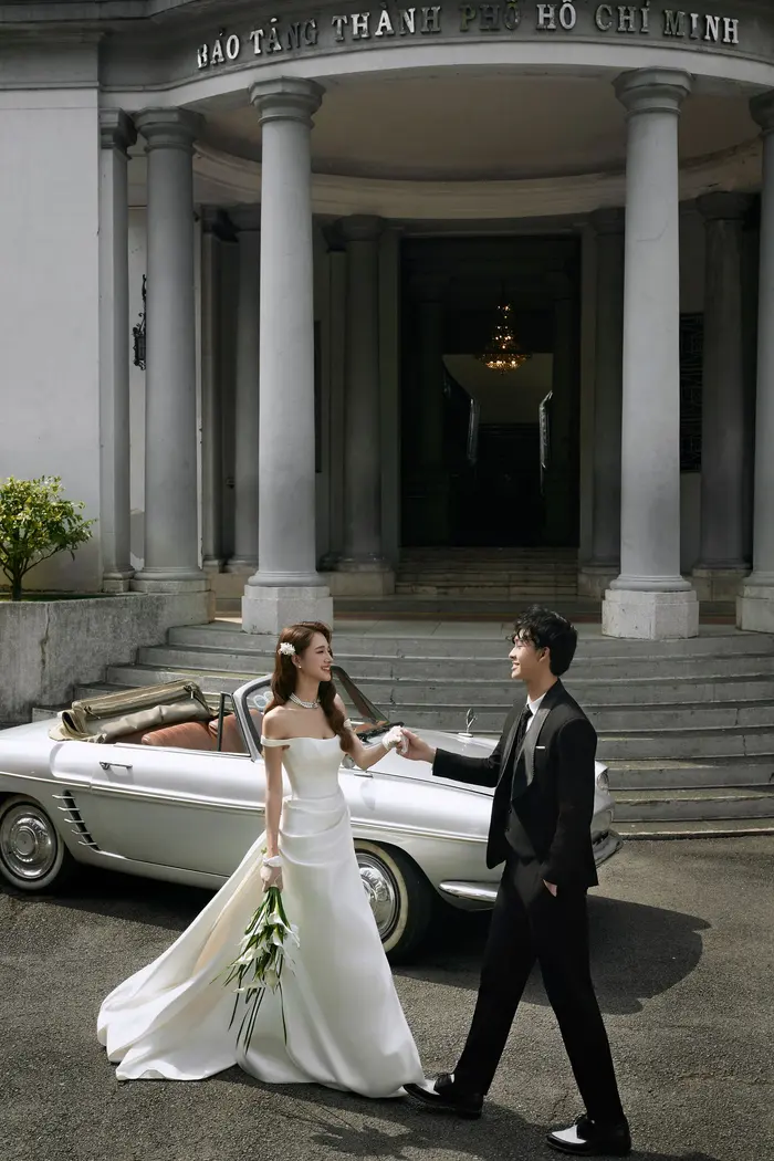 Ngoại cảnh Sài Gòn - ảnh cưới Marie Bridal