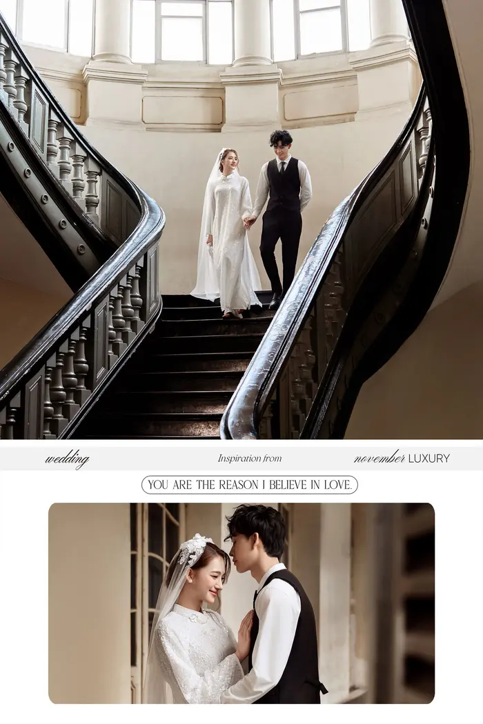 Ngoại cảnh Sài Gòn - ảnh cưới Marie Bridal