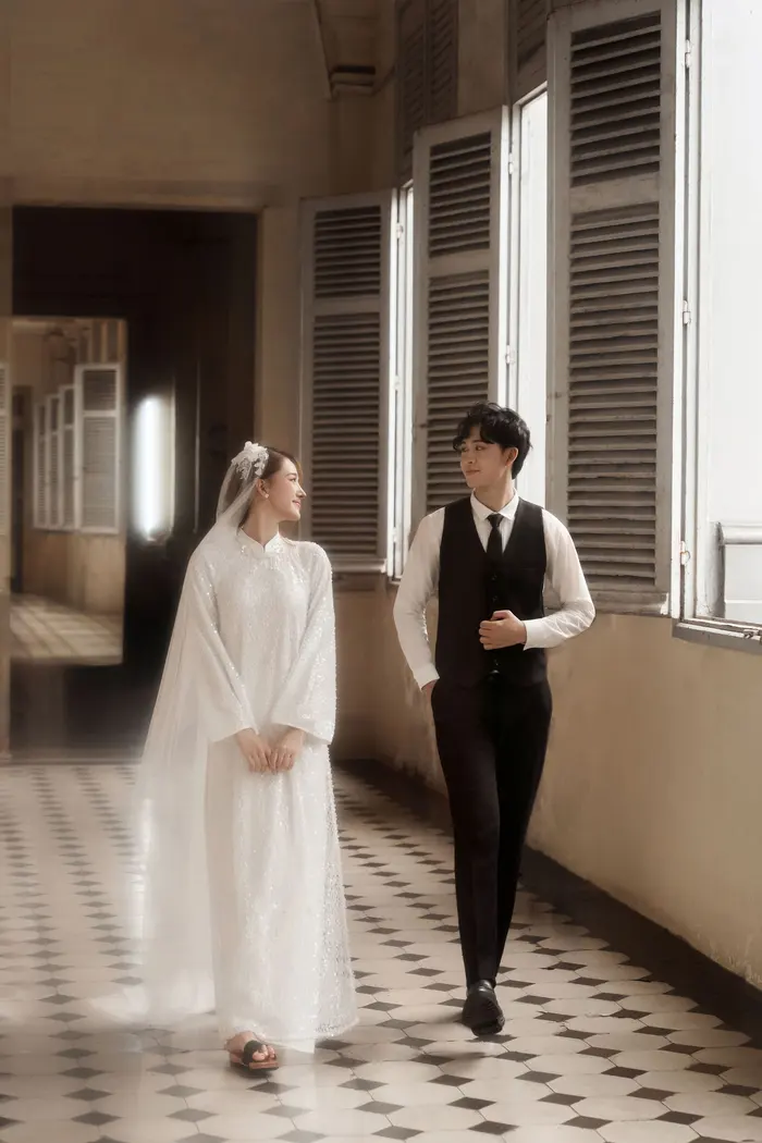 Ngoại cảnh Sài Gòn - ảnh cưới Marie Bridal