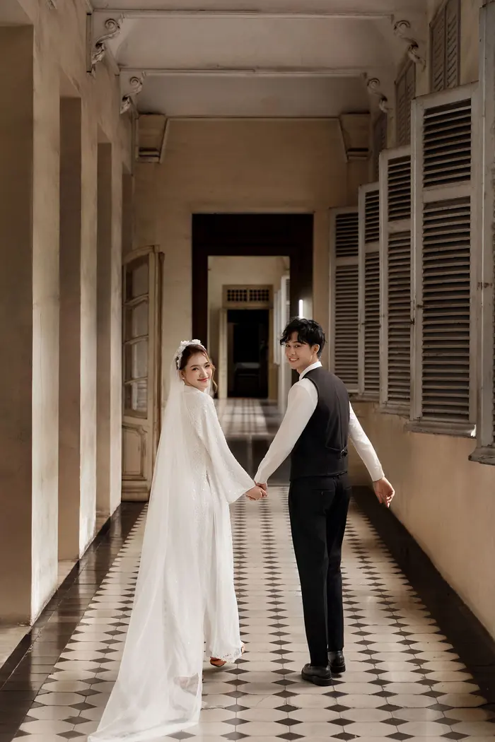 Ngoại cảnh Sài Gòn - ảnh cưới Marie Bridal