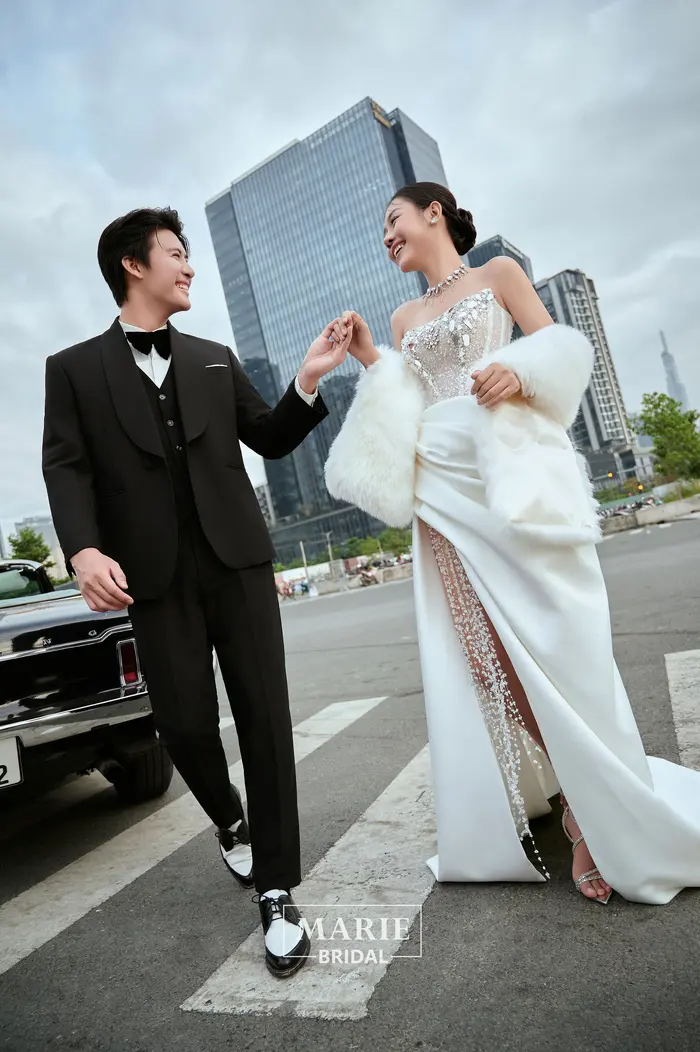 Ngoại cảnh Sài Gòn - ảnh cưới Marie Bridal