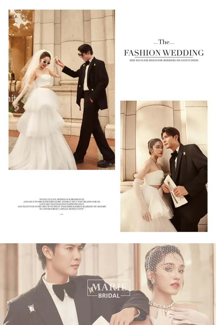 Ngoại cảnh Sài Gòn - ảnh cưới Marie Bridal