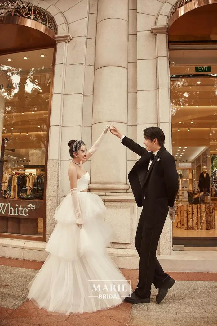 Ngoại cảnh Sài Gòn - ảnh cưới Marie Bridal