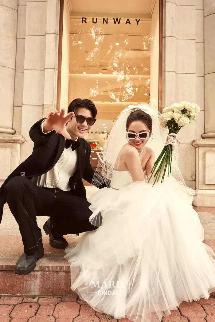 Ngoại cảnh Sài Gòn - ảnh cưới Marie Bridal