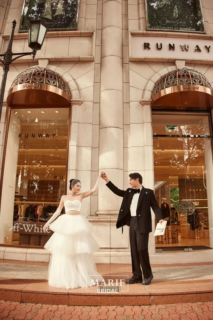 Ngoại cảnh Sài Gòn - ảnh cưới Marie Bridal