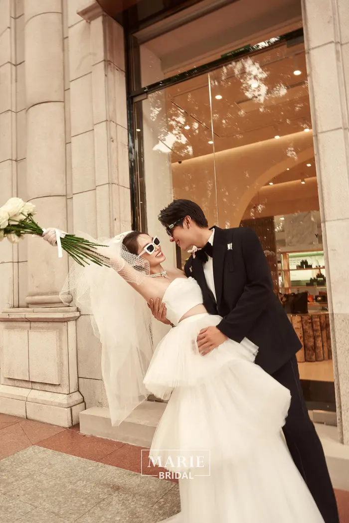 Ngoại cảnh Sài Gòn - ảnh cưới Marie Bridal
