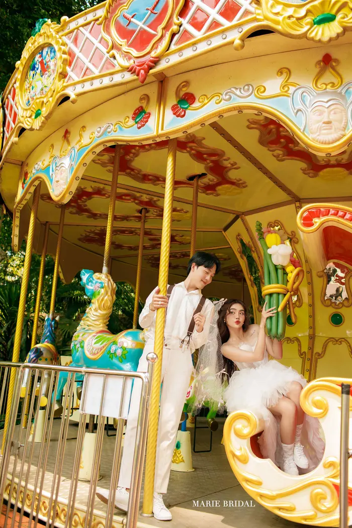 Ngoại cảnh Sài Gòn - ảnh cưới Marie Bridal