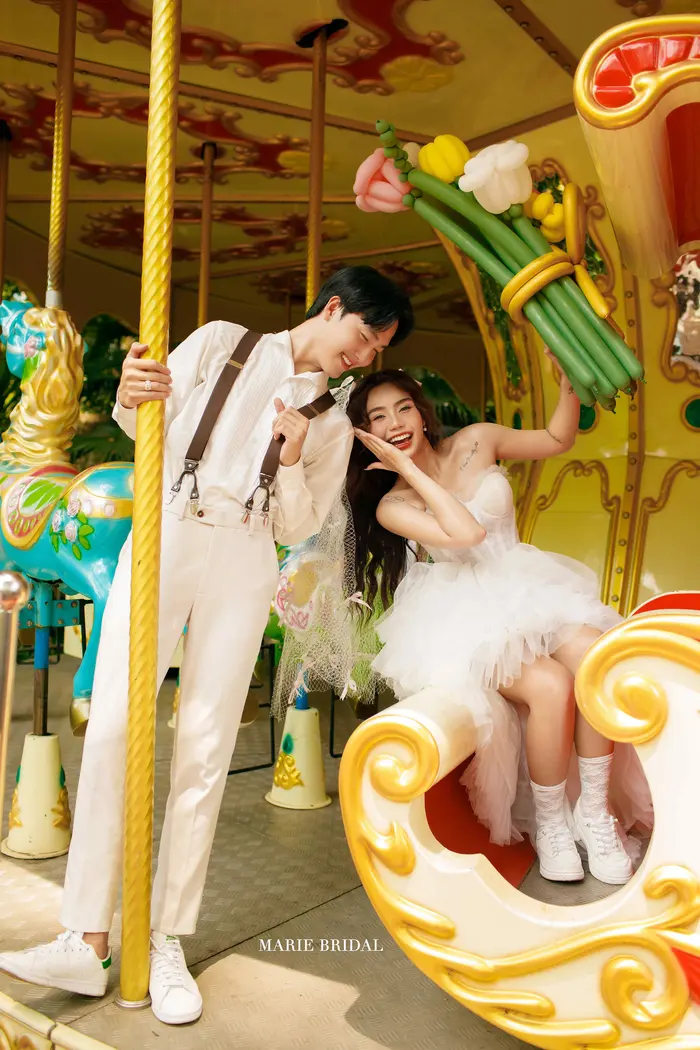 Ngoại cảnh Sài Gòn - ảnh cưới Marie Bridal