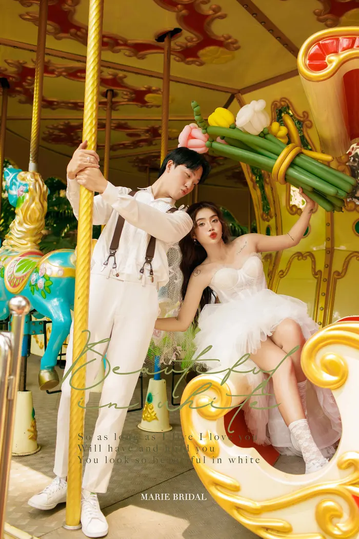 Ngoại cảnh Sài Gòn - ảnh cưới Marie Bridal
