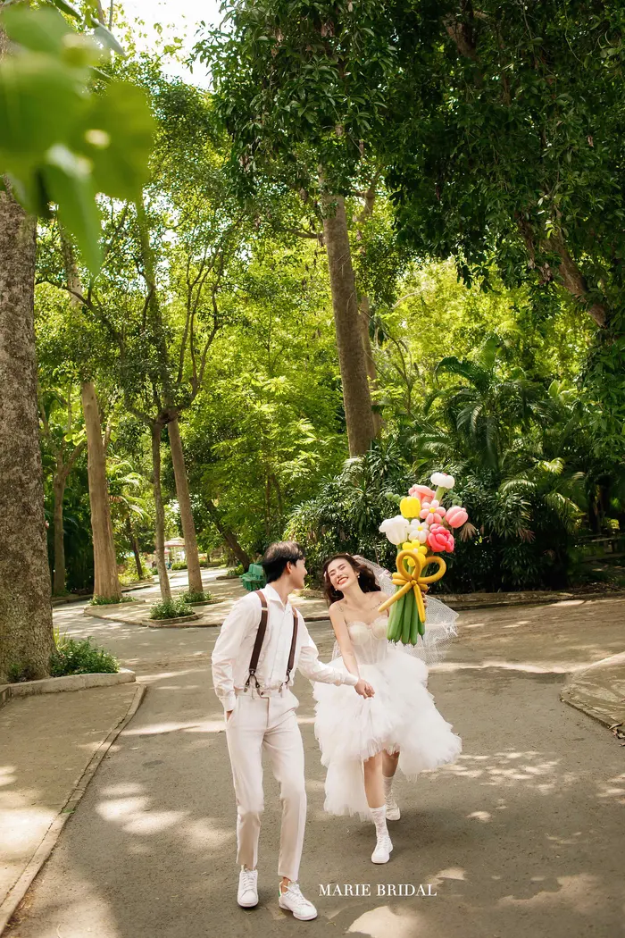 Ngoại cảnh Sài Gòn - ảnh cưới Marie Bridal