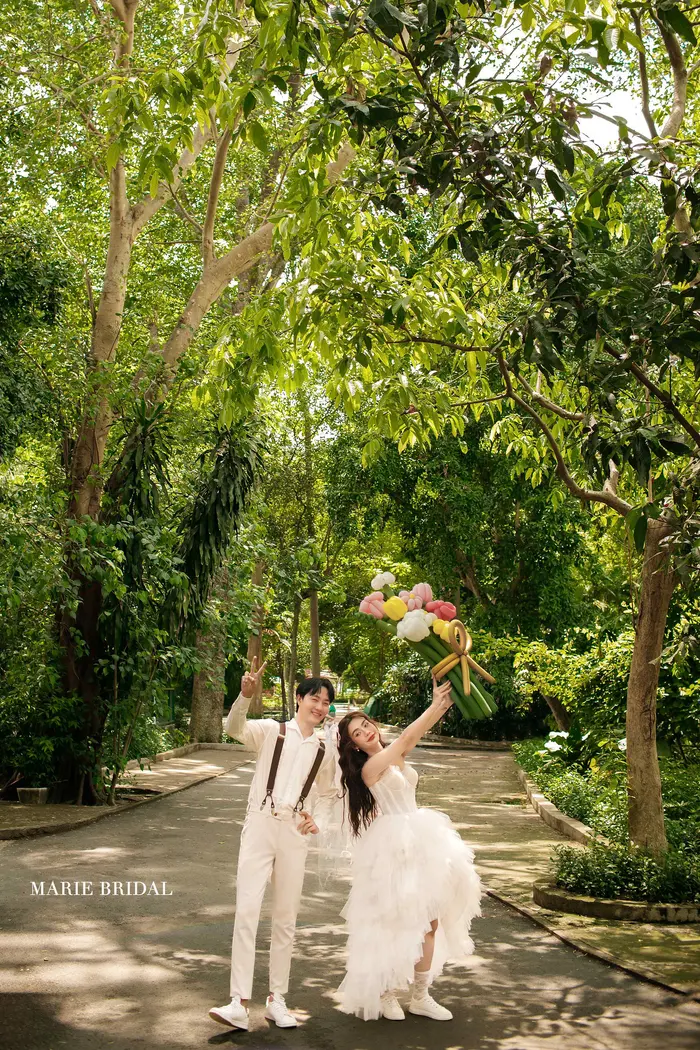 Ngoại cảnh Sài Gòn - ảnh cưới Marie Bridal