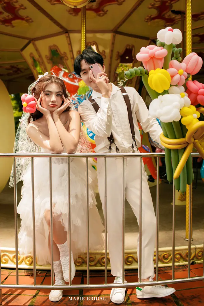 Ngoại cảnh Sài Gòn - ảnh cưới Marie Bridal