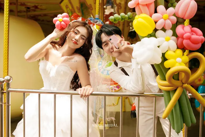 Ngoại cảnh Sài Gòn - ảnh cưới Marie Bridal