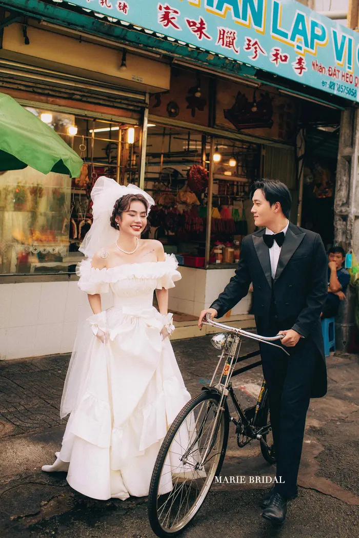 Ngoại cảnh Sài Gòn - ảnh cưới Marie Bridal