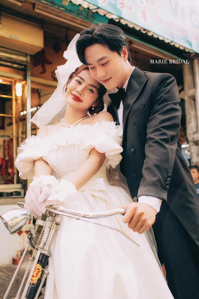Ngoại cảnh Sài Gòn - ảnh cưới Marie Bridal