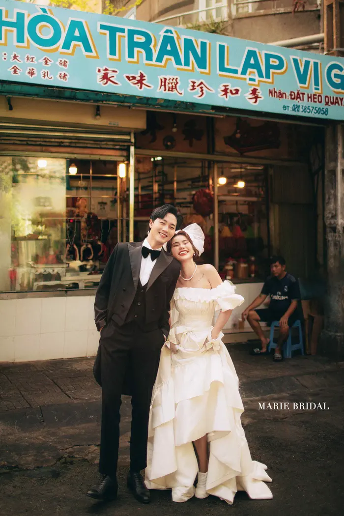 Ngoại cảnh Sài Gòn - ảnh cưới Marie Bridal