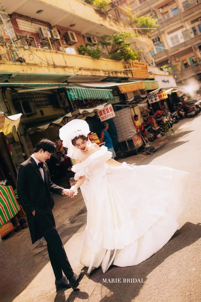 Ngoại cảnh Sài Gòn - ảnh cưới Marie Bridal