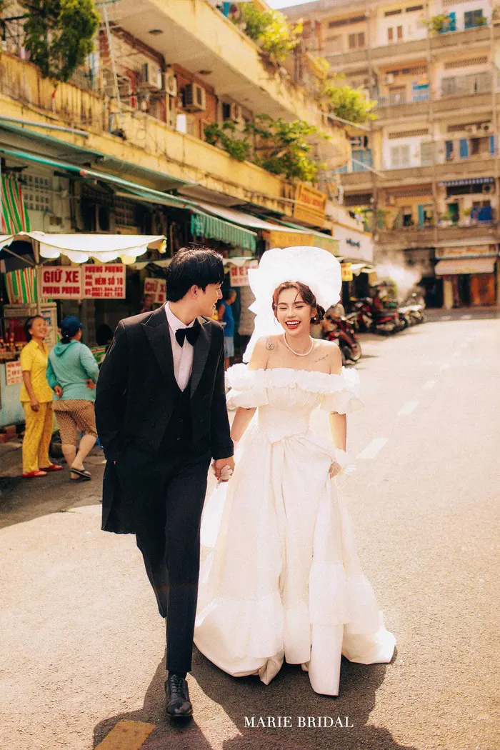 Ngoại cảnh Sài Gòn - ảnh cưới Marie Bridal