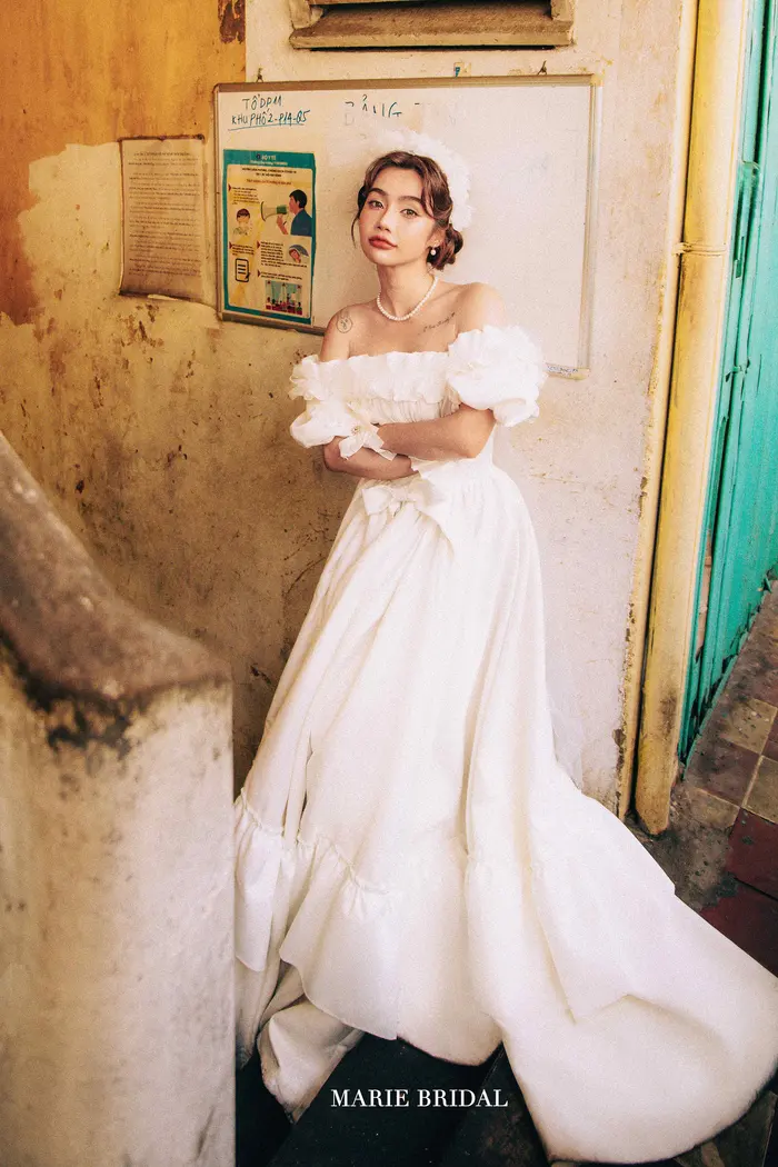 Ngoại cảnh Sài Gòn - ảnh cưới Marie Bridal