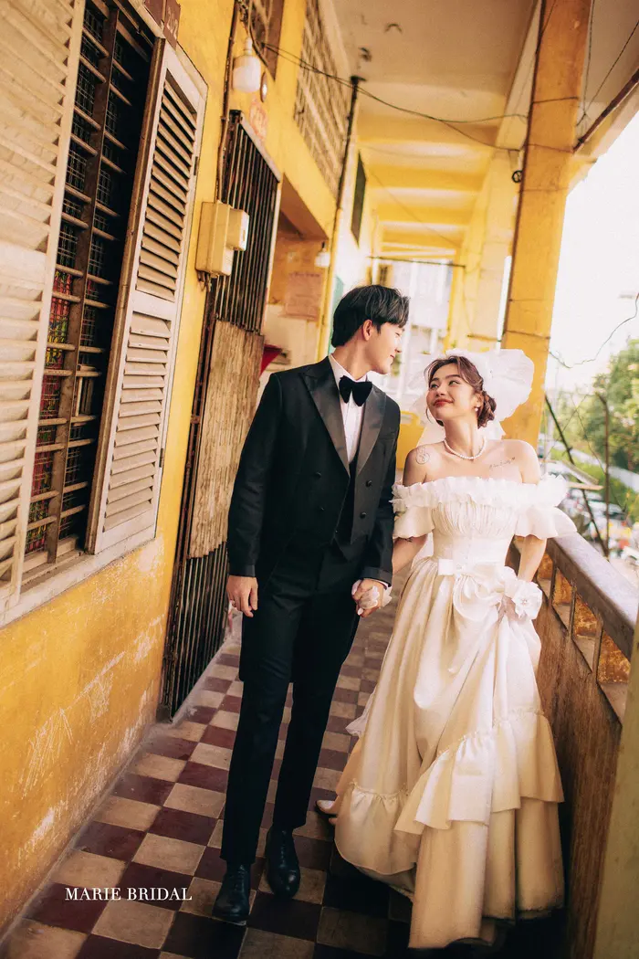 Ngoại cảnh Sài Gòn - ảnh cưới Marie Bridal