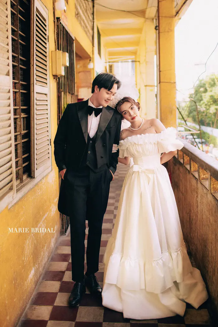 Ngoại cảnh Sài Gòn - ảnh cưới Marie Bridal