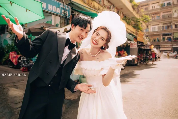 Ngoại cảnh Sài Gòn - ảnh cưới Marie Bridal