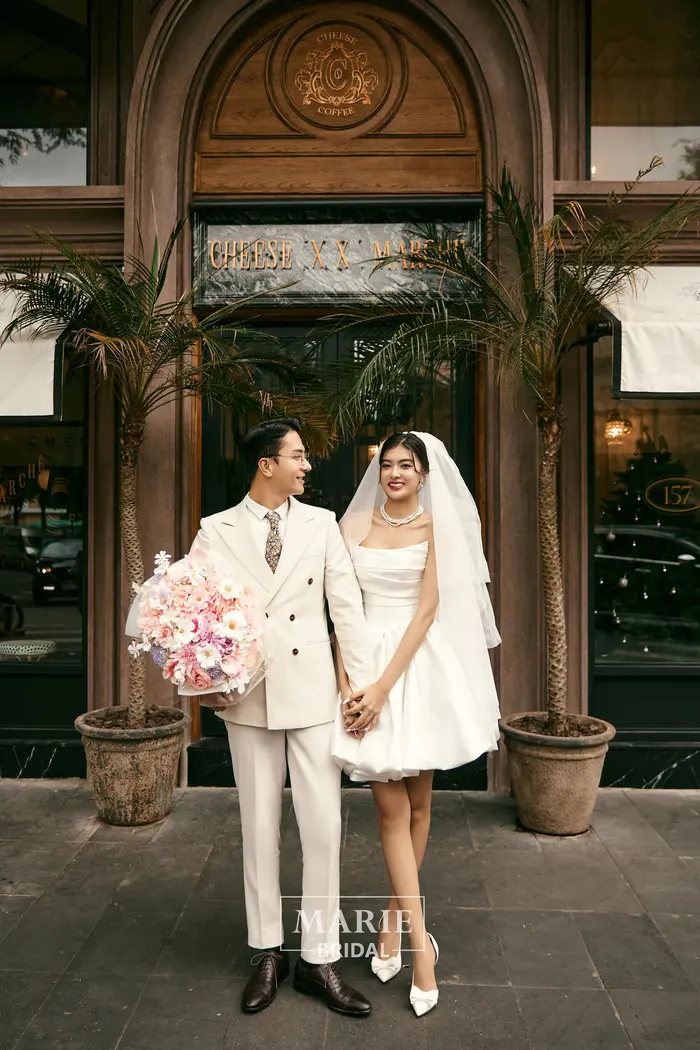 Ngoại cảnh Sài Gòn - ảnh cưới Marie Bridal