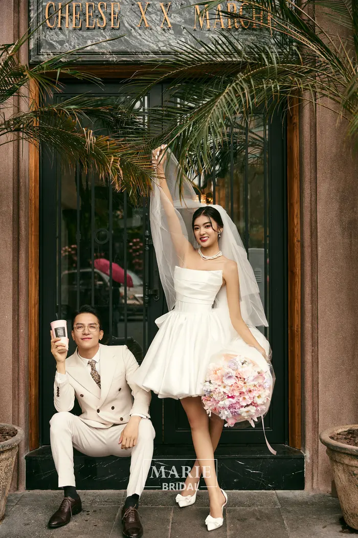 Ngoại cảnh Sài Gòn - ảnh cưới Marie Bridal