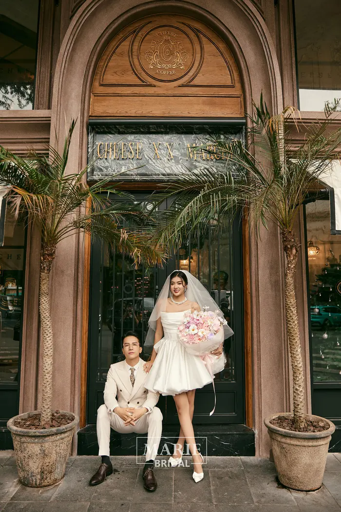 Ngoại cảnh Sài Gòn - ảnh cưới Marie Bridal