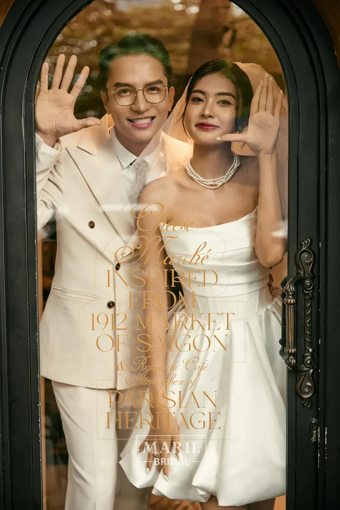 Ngoại cảnh Sài Gòn - ảnh cưới Marie Bridal