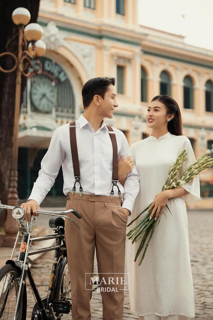 Ngoại cảnh Sài Gòn - ảnh cưới Marie Bridal