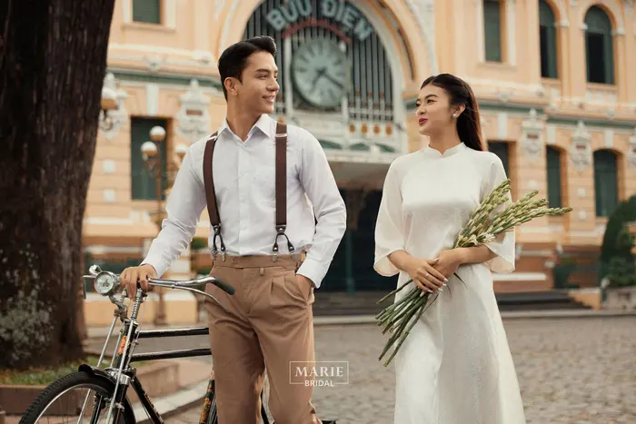 Ngoại cảnh Sài Gòn - ảnh cưới Marie Bridal