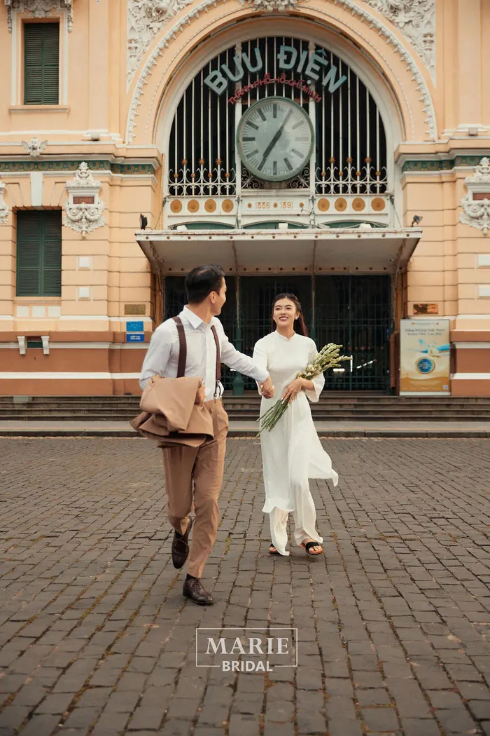 Ngoại cảnh Sài Gòn - ảnh cưới Marie Bridal
