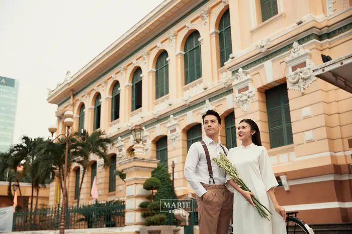 Ngoại cảnh Sài Gòn - ảnh cưới Marie Bridal
