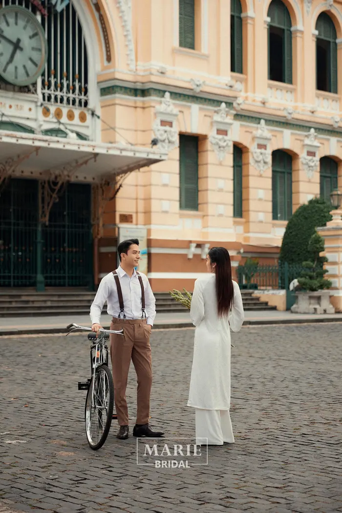 Ngoại cảnh Sài Gòn - ảnh cưới Marie Bridal