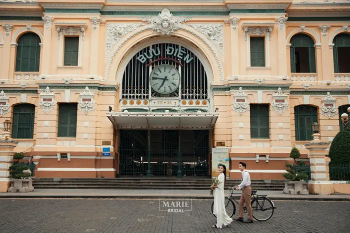 Ngoại cảnh Sài Gòn - ảnh cưới Marie Bridal