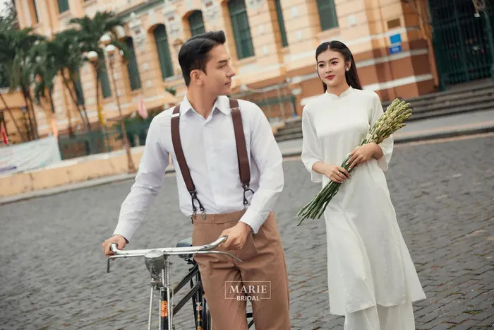 Ngoại cảnh Sài Gòn - ảnh cưới Marie Bridal