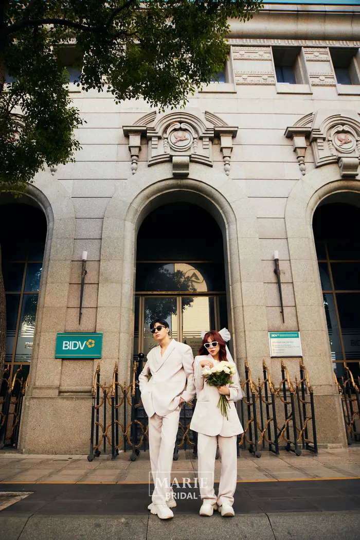 Ngoại cảnh Sài Gòn - ảnh cưới Marie Bridal